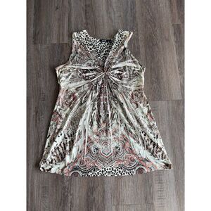 APT 9 Rhinestone runched top